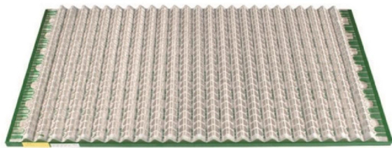 Schermo piramidale tipo ondulato  FLC500 Schermo per la trivellazione di giacimenti petroliferi