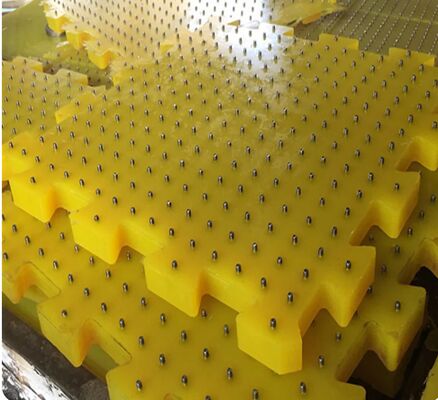 Tappetino Antiscivolo per Tavola Rotante in Poliuretano Resistenza alla Trazione 45Mpa ISO 9001 Adatto per Ambienti di Piattaforma di Impianti di Perforazione