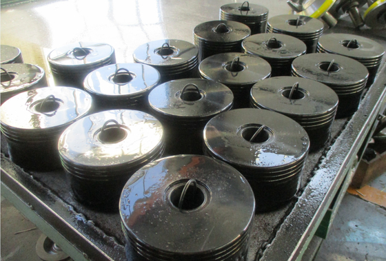 Pistone di pompa doppio del fango del poliuretano del durometro 5 1/2» 5000PSI