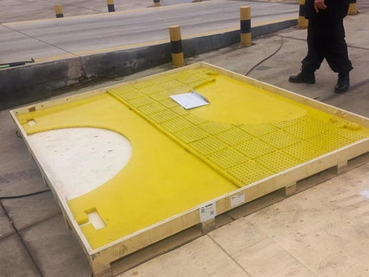 L'anti plastica della stuoia 30mm di slittamento ZP375 non slitta Mat For Drilling Rotary Table