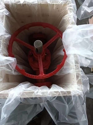 Pressione a 2-1/16 pollici 10000PSI della valvola molteplice della testa di pozzo della valvola del piatto della mano di perforazione del giacimento di petrolio