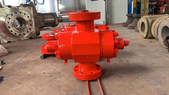 Valvola di cancello in acciaio al carbonio Valvola manuale piatta 4 1/16 pollici Pressione 10000PSI