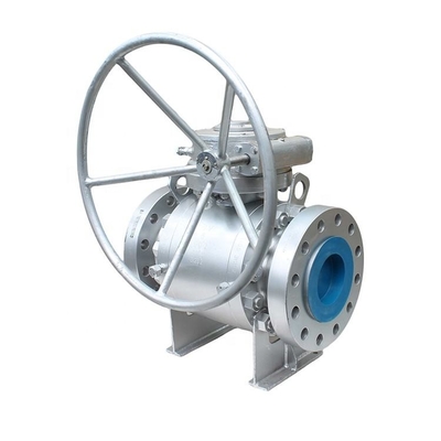 Valvola a sfera a trunnione fusa da 2 a 40" API 6D flange 2 pezzi di acciaio fuso 300LB