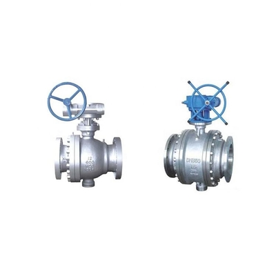 Valvola a sfera a trunnione fusa da 2 a 40" API 6D flange 2 pezzi di acciaio fuso 300LB