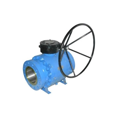 API 6D API 608 Acciaio forgiato 3 pezzi Trunnion Valvola a sfera Flancelle Fine