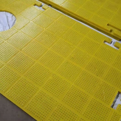 ZP275 Tavola rotante Anti-slip Mat giallo PU applicato per la perforazione dei giacimenti petroliferi
