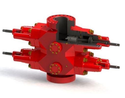 Dimensione del foraggio 7-1/16" Equipaggiamento di prevenzione di esplosioni di perforazione nei giacimenti petroliferi doppio tipo BOP Ram