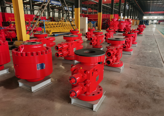 Manuale doppio ram BOP pressione 5000PSI 7-1/16" Oilfield di perforazione Blowout Preventer