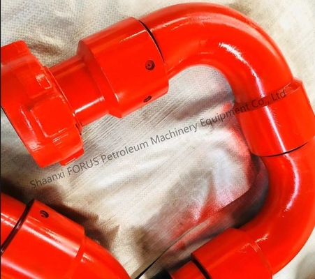 3 pollici 10 tipo giunto girevole pressione di lavoro 5000 PSI API 16C processo di forgiatura standard per la perforazione dei giacimenti petroliferi COC fornito
