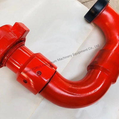 Fuso di acciaio in lega API 16C Standard 3 Inch 50 Tipo Long Radius Swivel Joint per il Rapporto di prova di perforazione del campo petrolifero Fornire