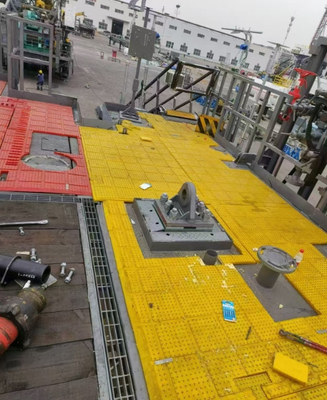 1MX1M Anti-slip Surface Floor Mat per la perforazione
