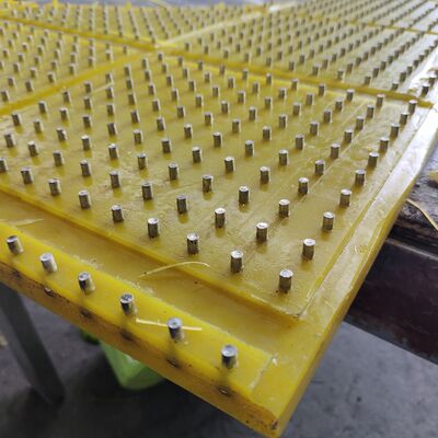 Tappetino antiscivolo personalizzato per tavola rotante in poliuretano, materiale PU, resistente all'usura, compatibile con ZP275, uso industriale