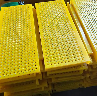 Tappetino antiscivolo da tavolo rotante resistente all'usura per la piattaforma di perforazione del giacimento di petrolio Materiale poliuretanico