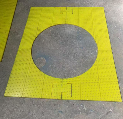 Matto antiscivolo da tavolo rotante per la perforazione del petrolio Accetta materiale poliuretano personalizzato