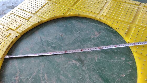 Materie prime selezionate di alta qualità Polyurethane spessore 30 mm Tavolo rotante Matta antiscivolo