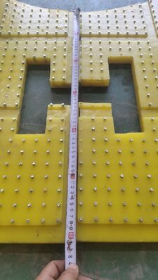 Resistenza all'olio Tavola rotante tappetino antiscivolo Ispezione di qualità rigorosa Polyurethane spessore 30 mm