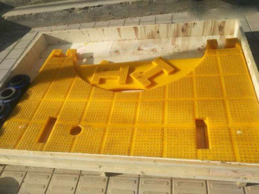 43" parti di gomma di Mat Polyurethane For Drilling Plantform di anti scivolo